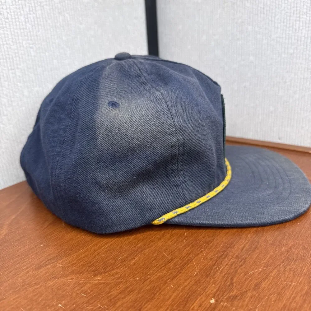 The North Face 5 Panel Rope Hat Summit Navy Blue Snapback Cap Unisex One Size